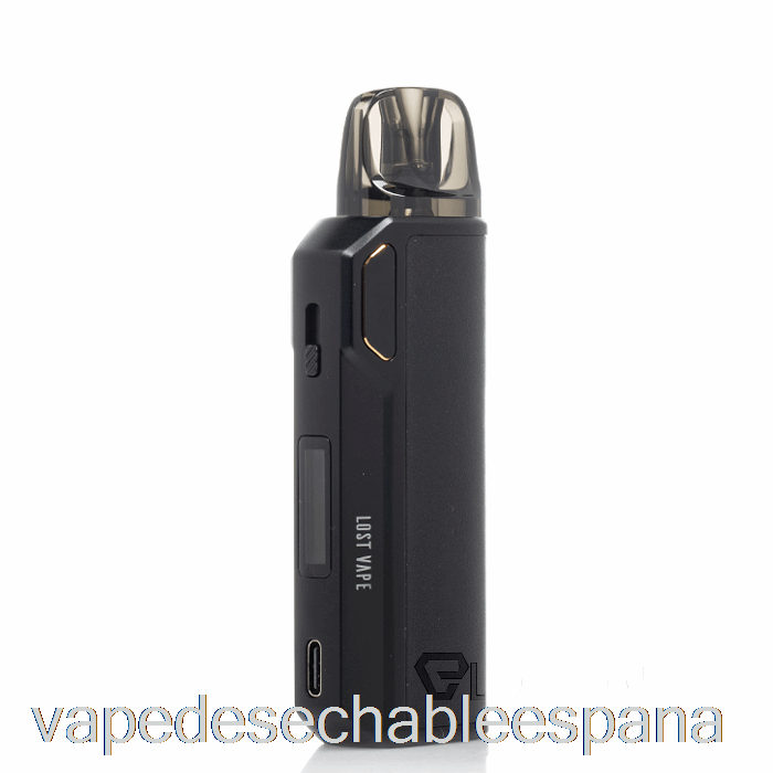 Vape Desechable España Lost Vape Thelema Elite 40 Pod Kit Medianoche Negro